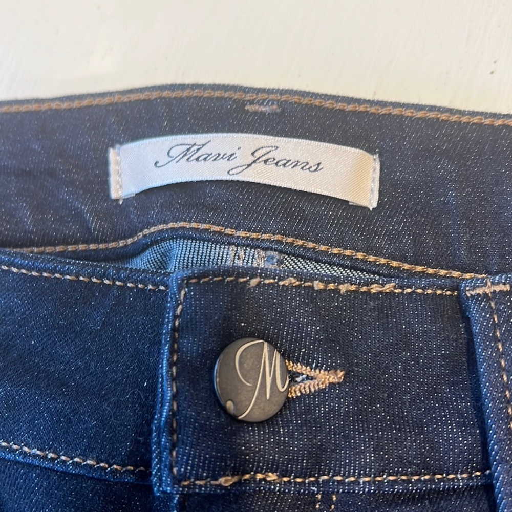 Mavi Dark Denim Alexa Mid Rise Skinny